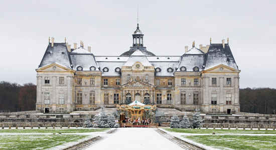 Beautiful châteaux in South France at Christmas